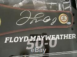 Floyd Mayweather Signé Réplique Régulière Wba De Boxe Ceinture Avec Coa