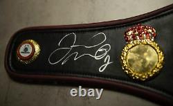 Floyd Mayweather Signé Wba Mini Belt Proof Genuine Signature Aftal Coa