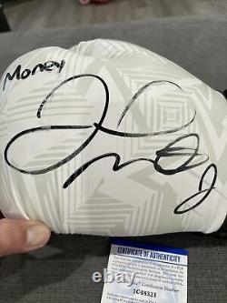 Floyd Mayweather Signed Auto Inscribed Money White Everlast Boxing Glove Psa