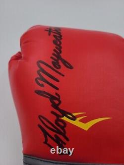 Floyd Mayweather Sr Fighter Comme Gant De Boxe Autographié Signé Jsa Avec Coa