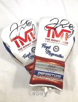 Floyd Mayweather Tmt Signé Glove $ £ ¥ Preuve Photo Signature Privée Tmt C. O.