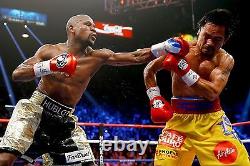 Floyd Mayweather Vs Manny Boxing Stretch Wall Art Canvas Sports Poster Imprimé