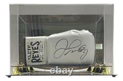 Gant de boxe Cleto Reyes main droite en argent signé par Floyd Mayweather Jr avec certification BAS et étui