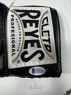 Gant de boxe Cleto Reyes noir signé par Floyd Mayweather avec la main gauche - Témoin BAS