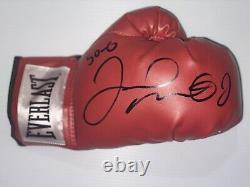Gant de boxe Everlast autographié par Floyd Mayweather avec inscription 50-0