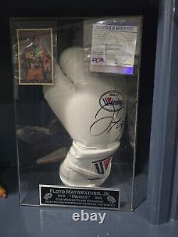 Gant de boxe autographié signé par Floyd Mayweather avec authentification PSA