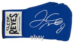 Gant de boxe bleu Cleto Reyes signé par Floyd Mayweather Jr. - SCHWARTZ SPORTS
