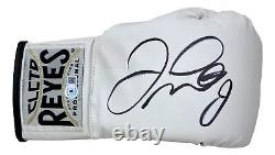 Gant de boxe droit blanc Cleto Reyes signé par Floyd Mayweather Jr BAS ITP