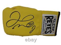 Gant de boxe jaune Cleto Reyes signé par Floyd Mayweather Jr BAS 24961