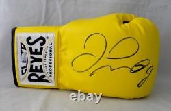 Gant de boxe jaune autographié par Floyd Mayweather Cleto Reyes Beckett Authentic