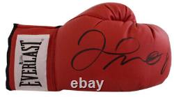 Gant de boxe rouge Everlast dédicacé par Floyd Mayweather - BAS 11338