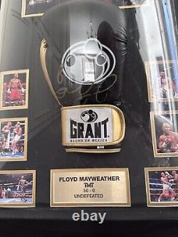 Gant signé Floyd Mayweather Combat contre Conor McGregor avec COA
