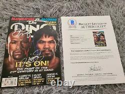 Le Magazine Ring Signé Par Floyd Mayweather & Manny Pacquiao