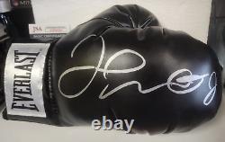 Légende de la boxe Floyd Mayweather Jr Signé Auto Gant de boxe Everlast noir Jsa