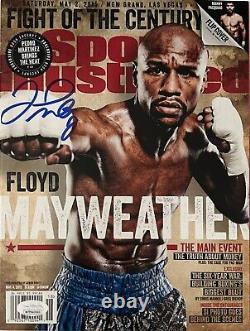 Magazine Sports Illustrated dédicacé par Floyd Mayweather Jr. avec certification JSA