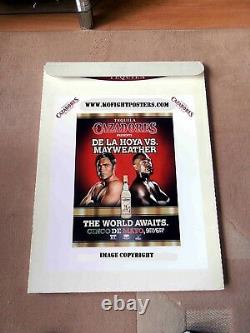 Oscar De La Hoya Vs. Floyd Mayweather Jr Official Fight Sponsors Boxing Poster