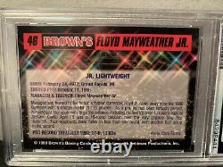Psa Authentic Floyd Mayweather Signé 1999 Browns Bonus Card 2nd Rookie Card
