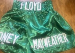 Shorts de boxe signés par Floyd Mayweather avec certification Beckett
