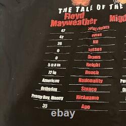 T-shirt de boxe Floyd Mayweather contre Miguel Cotto Canelo Mosley Undercard