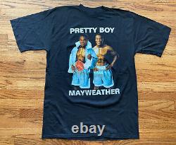 Vintage Années 90 Pretty Boy Floyd Mayweather Boxe Rap Tee T-shirt XL 22.5x31.5