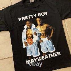 Vintage Floyd Mayweather Boxe Rap Tee T-shirt Taille M Vtg Années 90
